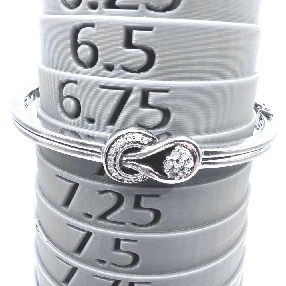 Sterling Silver Precious Stones Bracelet Hinged‎ Eternity 18g 7"